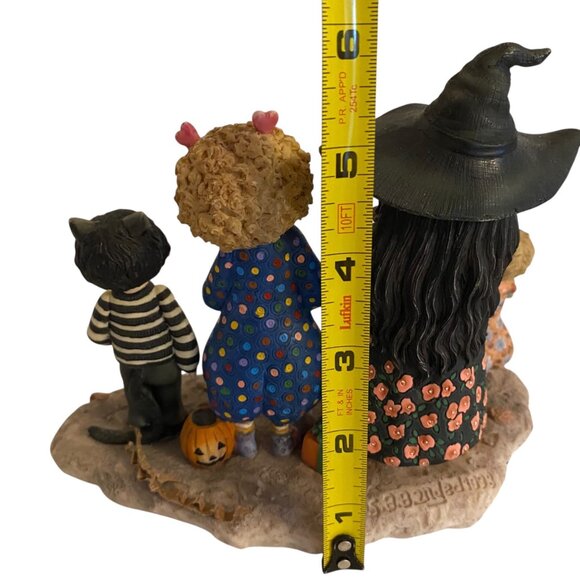 Lang "Halloween Friends" 2nd Ed 1998 Resin Figurines Trick or Treat Costume READ - Picture 4 of 10